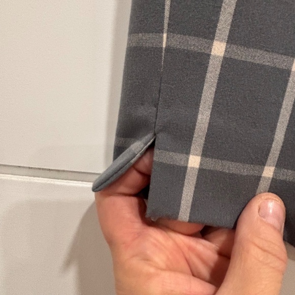 Cleo petites Everybody ankle pants grey and white size 10 petite - Picture 8 of 11